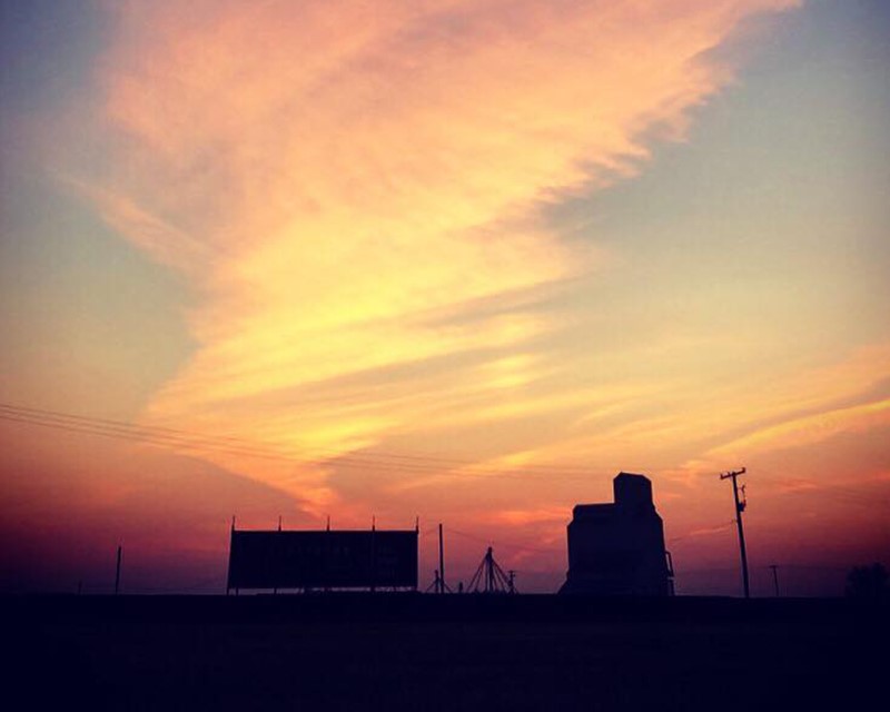 red and yellow sunset